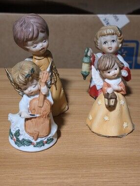 Set Of 4 Vintage China Angel figurines